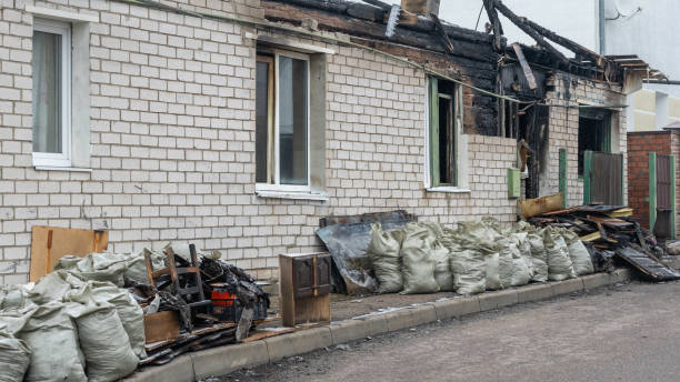 Professional Fire Damage Removal technician working in Auburn, WA